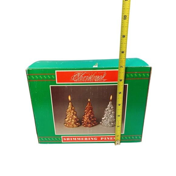 Vintage House of Lloyd New Shimmering Pines Candles Christmas Around The World - Picture 5 of 10